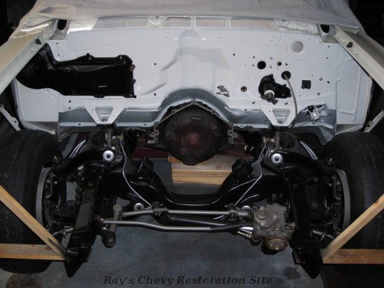 Photo of engine compartment ready for the 409