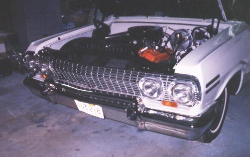 Another photo of the front with hood open