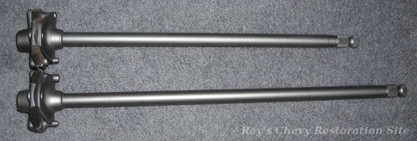 Photo comparing tilt (top) versus regular (bottom) lower intermediate shafts