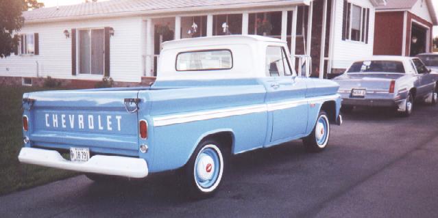 Another photo of the truck after restoration