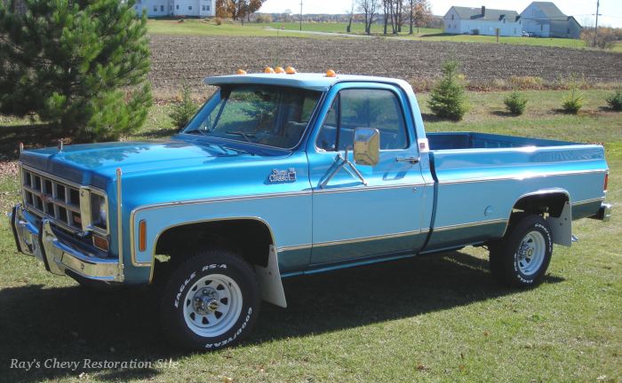 Photo of the finished truck with all the new trim