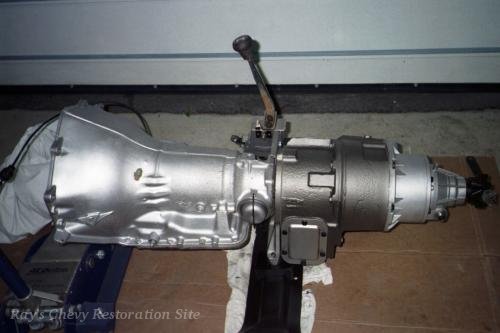 Photo of the transmission and transfer case