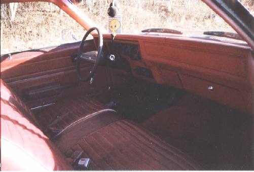 Before photo of the interior